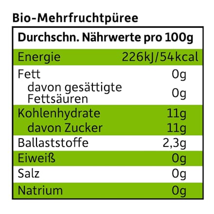 Quetschie Apfel, Blaubeere, Johannisbeere & Brombeere ab 6 Monaten, 100 g