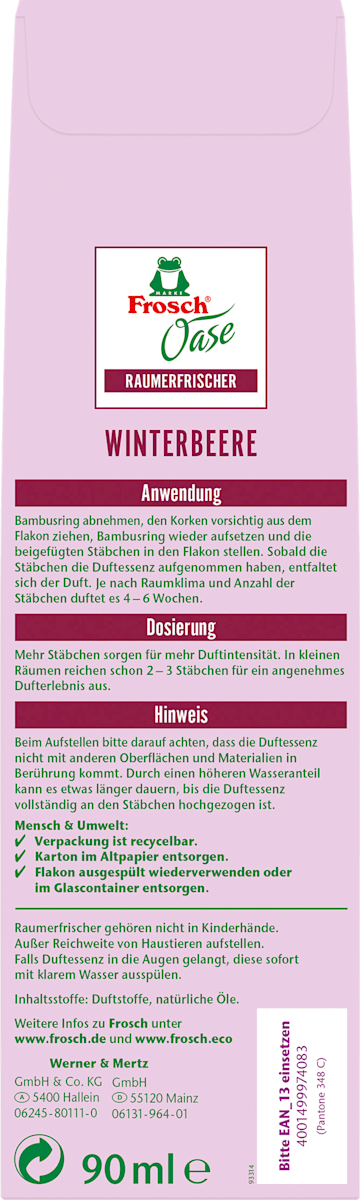 Frosch Raumerfrischer Winterbeere, 90 ml
