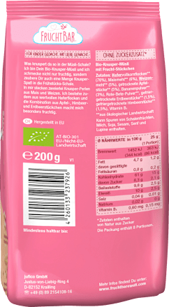 Kinder Knusper-Müsli Apfel, Erdbeere & Himbeere ab 12 Monaten, 200 g