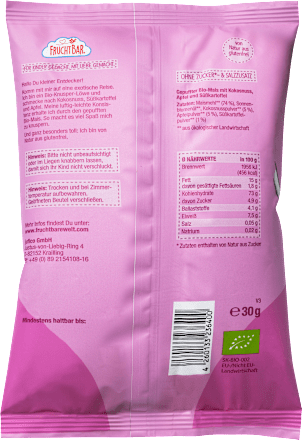 Kindersnack Knusper-Löwen Süßkartoffel Apfel Kokos Mais ab 1 Jahr, 30 g