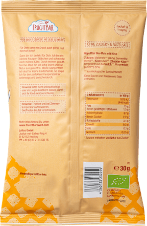 Kindersnack Knusper-Stäbchen Mais & Käse, ab 12 Monaten, 30 g