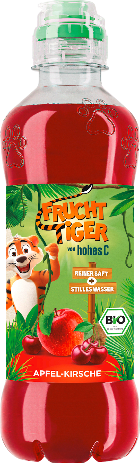 FruchtTiger Erfrischungsgetränk, Apfel-Kirsche, 0,33 l EINWEG