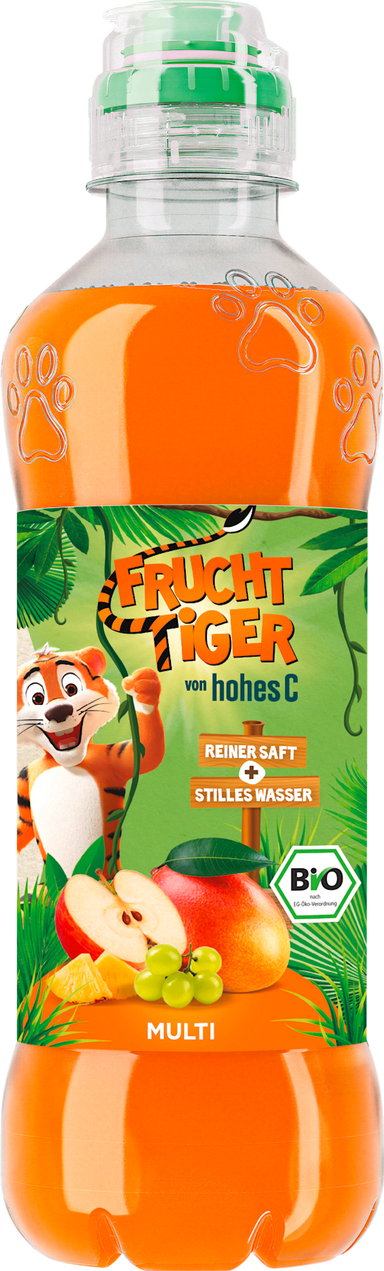 FruchtTiger Erfrischungsgetränk, Multifrucht, 0,33 l EINWEG