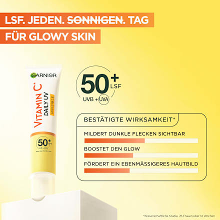 Gesichtsfluid Vitamin C Invisible LSF 50+, 40 ml