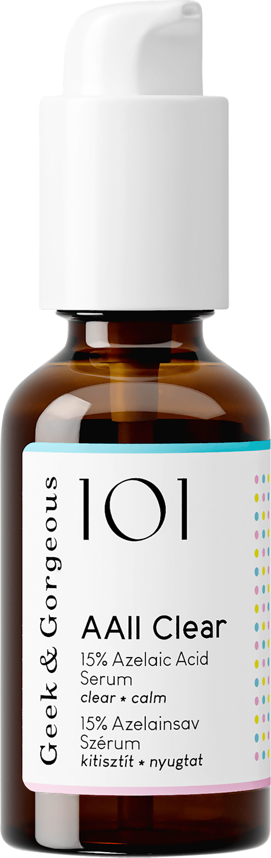 Geek&Gorgeous Gesichtserum 101 AAll Clear 15% Azelaic Acid, 30 ml