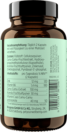 Zink Duo Edition Kapseln 60 St, 20 g get your well being BY BIOGENA