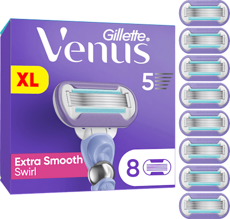 Rasierklingen, Extra Smooth Swirl, 8 St