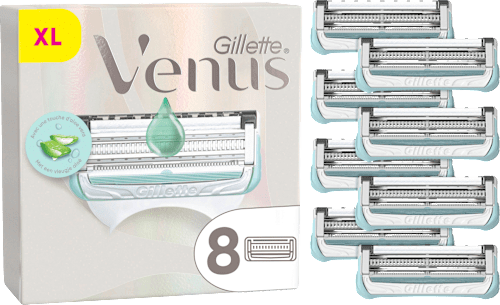 Rasierklingen für den Intimbereich, Aloe Vera, 8 St Gillette Venus