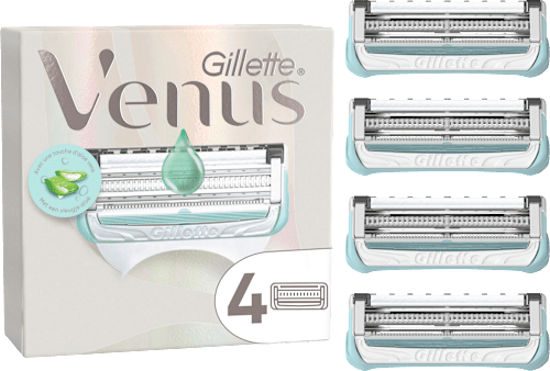 Rasierklingen für den Intimbereich, Aloe Vera, 4 St Gillette Venus