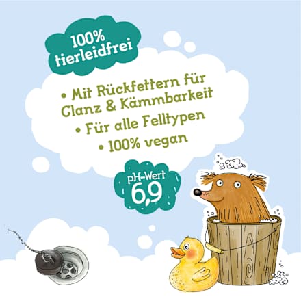 Hundeshampoo für alle Felltypen, 250 ml