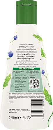 Kinder Shampoo & Duschgel 2in1 Brombeere, 250 ml GUHL