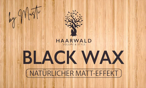 Haarwachs Black Wax Natürlicher Matt-Effekt, 85 ml