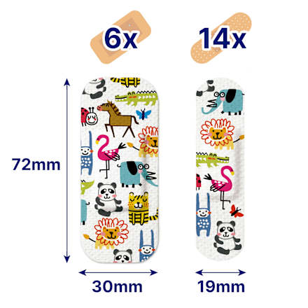 Pflaster Strips Sensitive Kids, 20 St