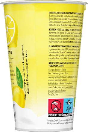 Pflanzendrink, J'gurt Shake Lemon, 220 ml