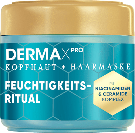 Kopfhautmaske DermaXPro Feuchtigkeits-Ritual inkl. Kopfhautmassager, 300 ml