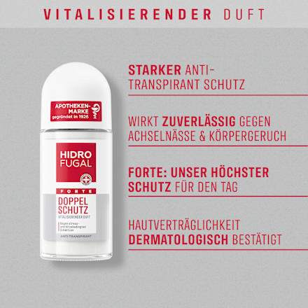 Antitranspirant Deo Roll-on Forte Doppelschutz, 50 ml