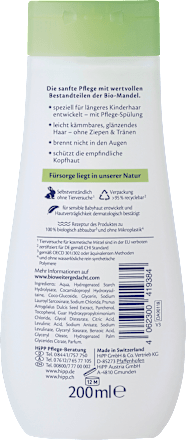 Baby Shampoo & Spülung sensitiv, 200 ml
