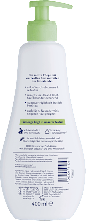 Baby Waschgel Haut & Haar sensitiv, 400 ml