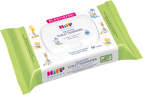 Ultra gevoelige vochtige toiletdoekjes, 50 stuks