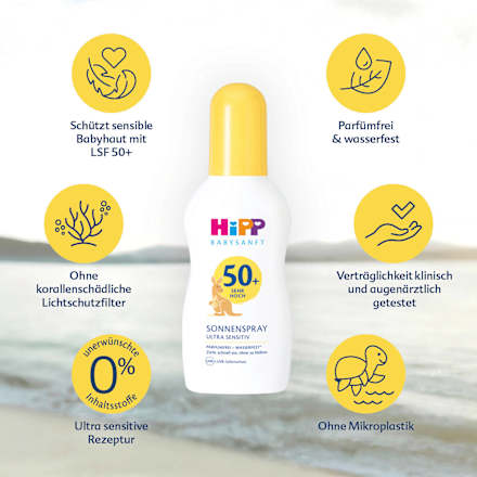 Zonnespray Kids Ultra Sensitive, SPF 50+, 150 ml