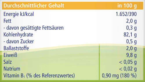 Babysnack Hirse-Stangen, ab dem 8.Monat, 30 g