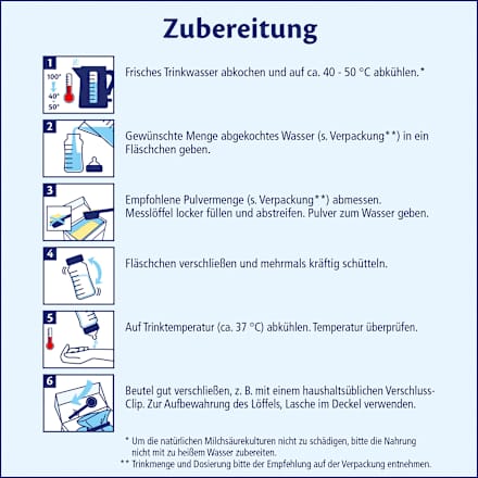 Folgemilch 2 Combiotik ohne Stärke nach dem 6. Monat, 600 g