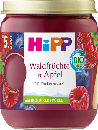 Früchte Waldfrüchte in Apfel, 5. Monat, 160 g, 160 g