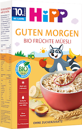 Kindermüsli Früchte ab dem 10. Monat, 200 g
