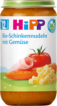 Menü Schinkennudeln mit Gemüse ab dem 12. Monat, 250 g