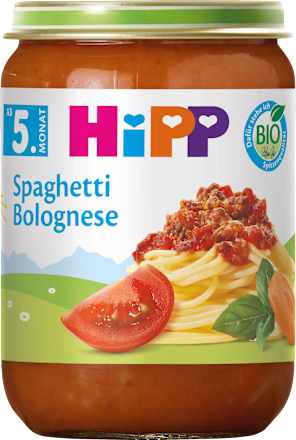 Menü Spaghetti Bolognese nach dem ab 5. Monat, 190 g
