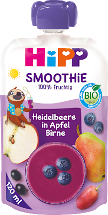 Quetschie Smoothie Mix Heidelbeere in Apfel-Birne, ab 1 Jahr, 120 ml