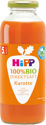 Saft Karotte Direktsaft nach dem 4. Monat, 330 ml
