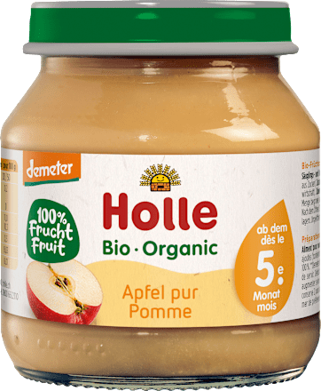 Früchte Apfel pur nach dem 4. Monat, 125 g