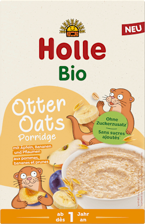 Porridge Otter Oats mit Äpfeln, Bananen & Pflaumen, ab 1 Jahr, 200 g