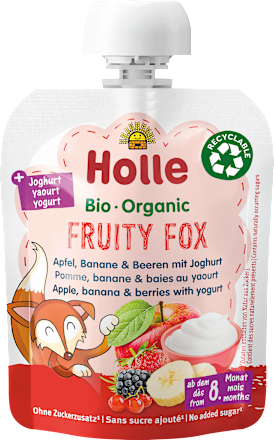 Quetschie Fruity Fox Apfel, Banane & Beeren mit Joghurt, ab dem 8.Monat, 85 g