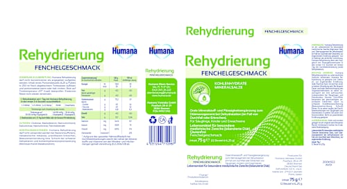 Elektrolyt Fenchel von Geburt an, 75 g