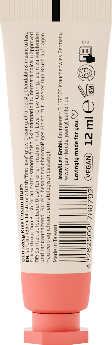 Blush Cream The First Crush 010 Rosy Kiss, 12 ml