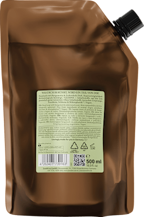 Vloeibare zeep bergamot & cederhout, navulverpakking, 500 ml