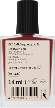 Lippenöl The Tinted Glow Lip Oil 020 Soft Burgundy, 14 ml