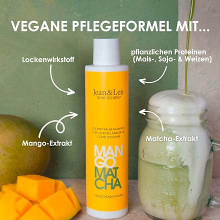 Shampoo Lockentraum Mango Matcha, 300 ml Jean&Len