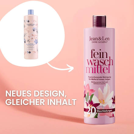Vloeibaar wol- en fijnwasmiddel Violet & Jasmijn, 20 Wl