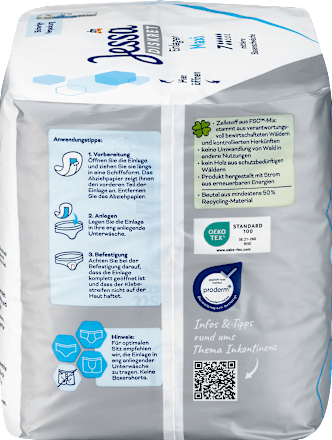 Maxi Incontinentie Pads, 10 stuks