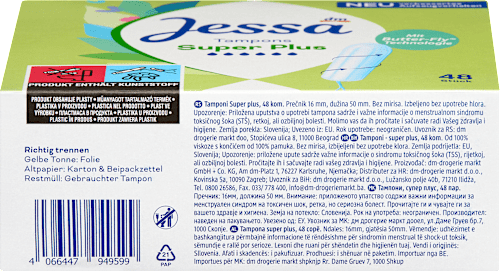 Tampons Super Plus, 48 St