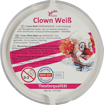 Clown Weiß, 25 g Jofrika