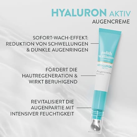 Augencreme Hyaluron Aktiv, 15 ml Judith Williams
