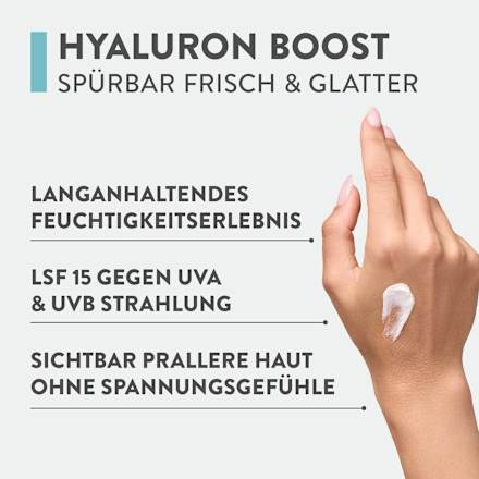 Gesichtscreme Hyaluron Aktiv LSF 15, 50 ml