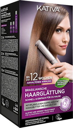 Brasilianische Haarglättung mit Doppel-Keratin, 1 St