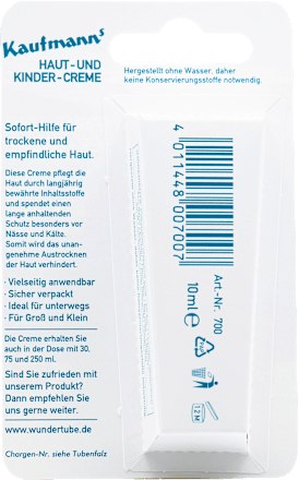 Baby & Kinder Pflegecreme, 10 ml