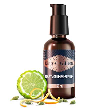 Bartvolumen Serum, 50 ml King. C. Gillette