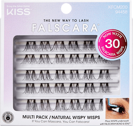 Künstliche Wimpern Falscara Natural Wispy Wisps, 30 St KISS